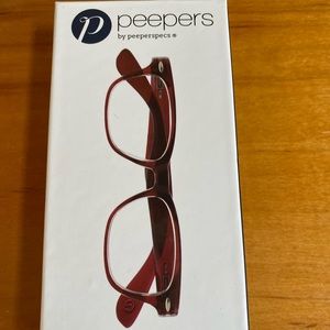 Peepers  + 200 red reading glasses